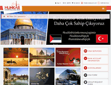 Tablet Screenshot of hunkarturizm.com